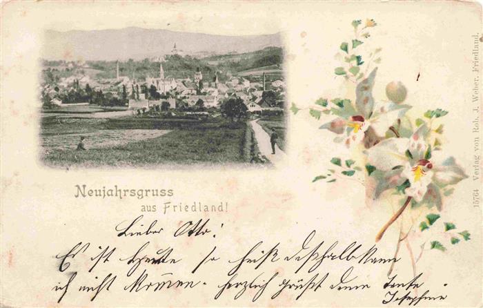 Friedland Boehmen Frydlant v Cechach CZ Panorama