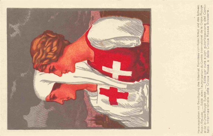 Helvetia Schweiz Roter Kreuz Samariterbund