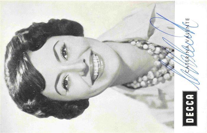 Autogramm Caterina Valente DECCA