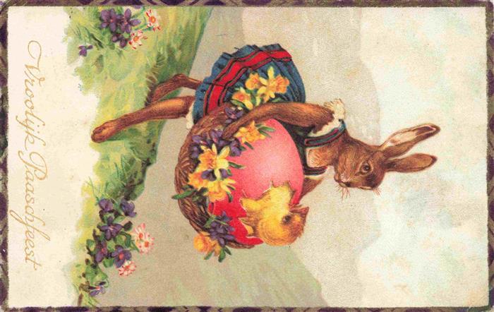 Ostern Easter Paques Pasqua Amag Nr 2492 Hasse Ei Kuecke