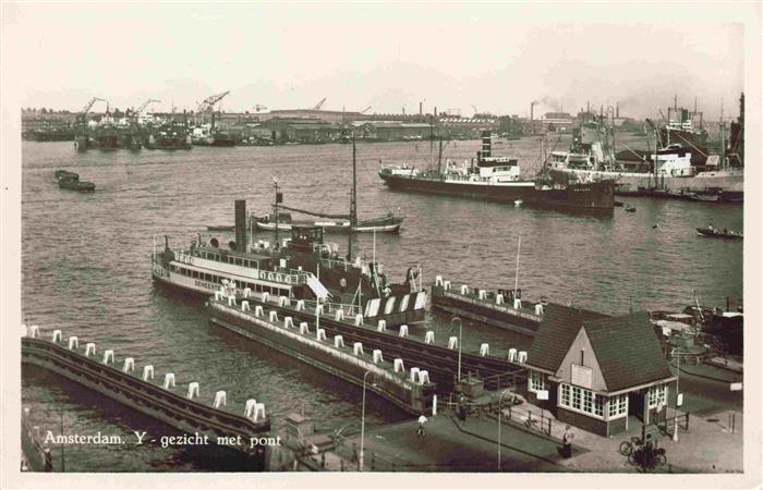 Faehre Ferry Bac Traghetto-- Amsterdam Y Hafen