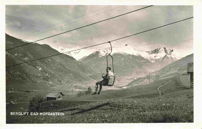 Sessellift Chairlift Telesiege Berglift Bad Hofgastein
