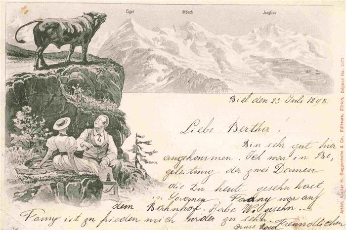Wandern Hiking Randonner-- Schweiz Bueffel Eigert Moench Jungfrau