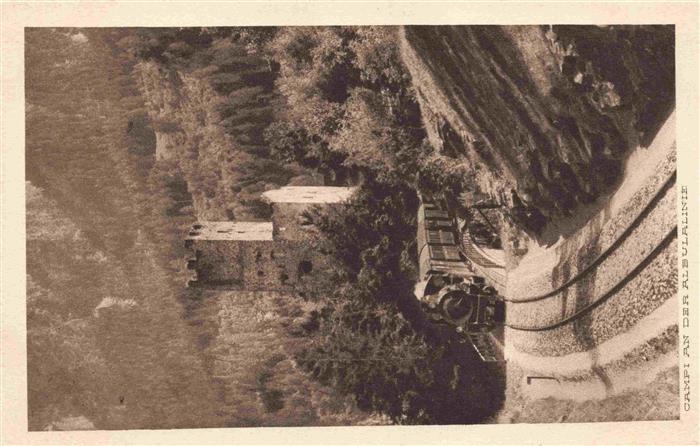 Eisenbahn Railway Chemin de Fer Campi an der Albulanie Rhaetische Bashn