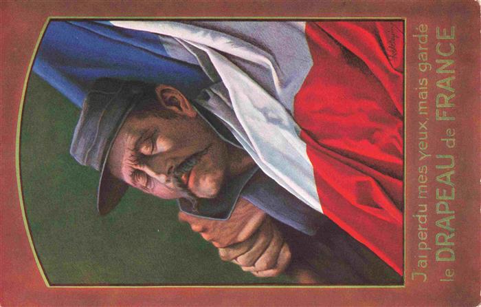 Militaria France sonstiges Drapeau