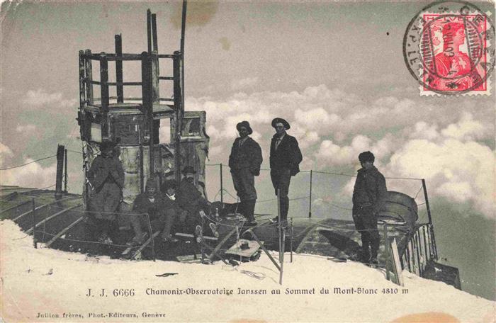 Observatorium Sternwarte Urania J.J.6666 Chamonix Janssen au Sommet Mont Blanc