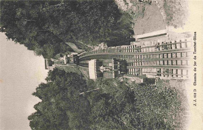 Zahnradbahn Standseilbahn Furniculaire Rack Railway-- J.J. Nr. 852 D Chemin de f