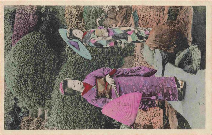 Geisha Japan Sonnenschirm Frauen