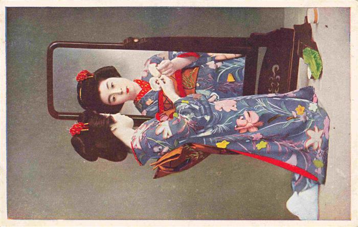 Geisha Japan Spiegel