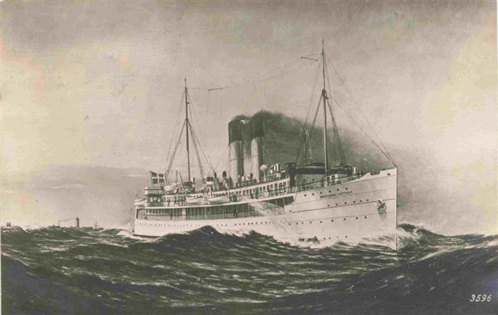 Dampfer Oceanliner Angfaerjan Drottning Victoria