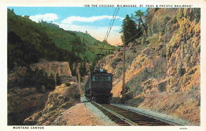 Eisenbahn Railway Chemin de Fer Montana Canyon