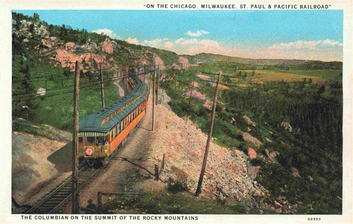 Eisenbahn Railway Chemin de Fer Chicago Milwaukee St Paul The Columbian