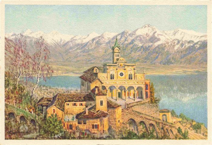 Zuppinger E. Kuenstlerkarte Locarno Nr. 38 Locarno