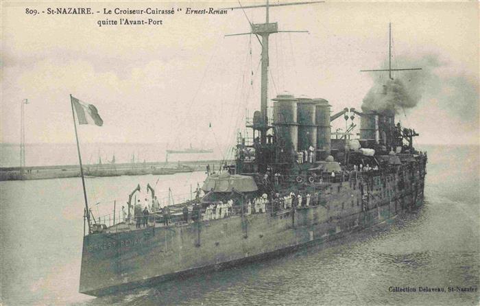 Marine  Warships St Nazaire Le Croiseur Cuirasse