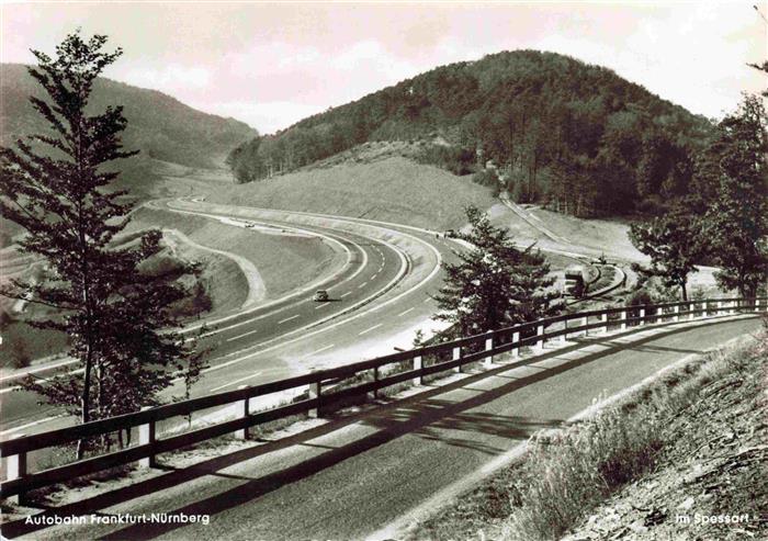 Autobahn Autostrada Autoroute Highway Frankfurt Nuernberg Rasthaus Spessart