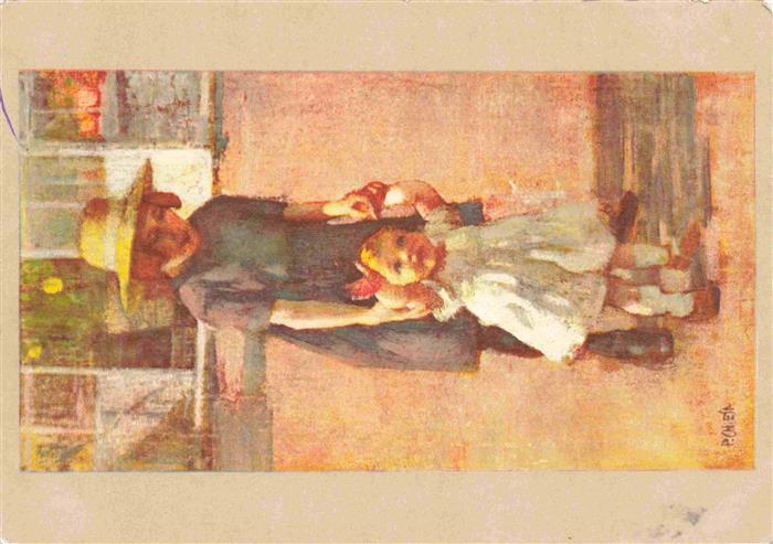 Chiesa Pietro Kuenstlerkarte Die Schwester