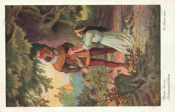 Maerchen Sagen Fairy Tale Conte-- Schneewittchen mit Jaeger