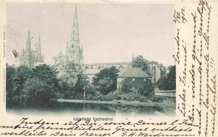 Lichfield Staffordshire UK Cathedral