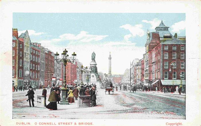 DUBLIN  Ireland O'Connell Street and Bridge