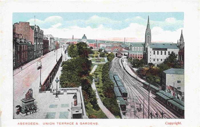 ABERDEEN  Scotland UK Union Terrace and Gardens