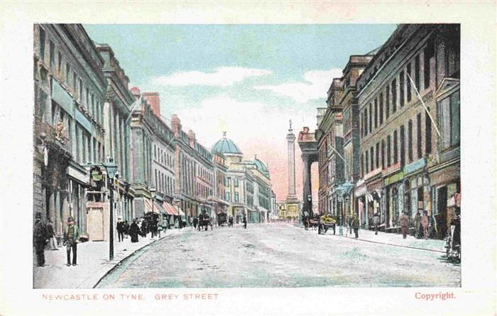 Newcastle  UK-Upon-Tyne Tyneside UK Grey Street