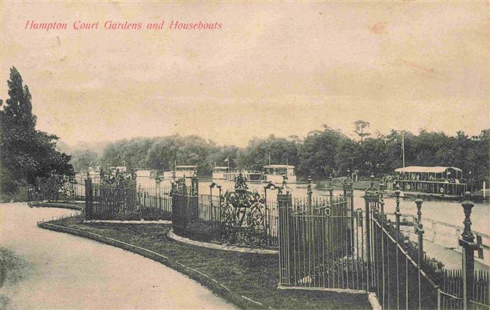Hampton Court Herefordshire UK Gardens and Houseboats