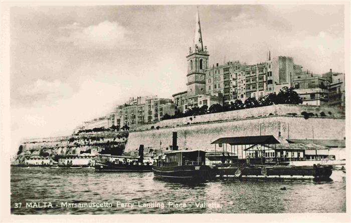 Valletta Malta Marsamuscetto Ferry Landing Place