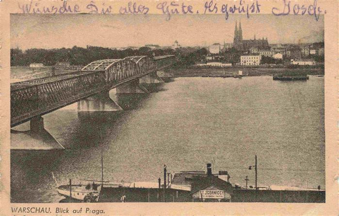 Warschau WARSZAWA PL Blick auf Piaga Feldpost