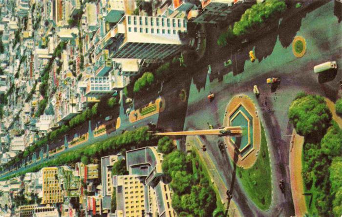 MONTEVIDEO  Uruguay Boulevard Gral Artigas Fliegeraufnahme