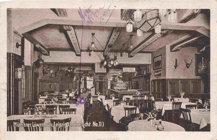LEIPZIG Sachsen Muenchner Loewenbraeu Gastraum