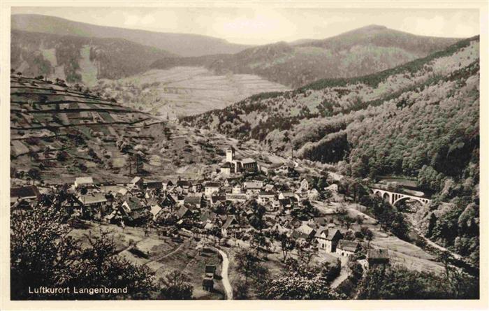 Langenbrand Forbach BW Fliegeraufnahme