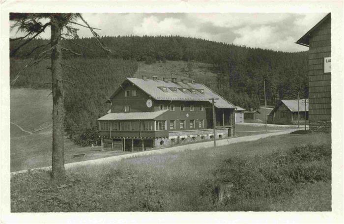 Jeseniky Jesenik Freiwaldau CZ Rekreacni oblast ROH Chata COS na Cervenohorskem