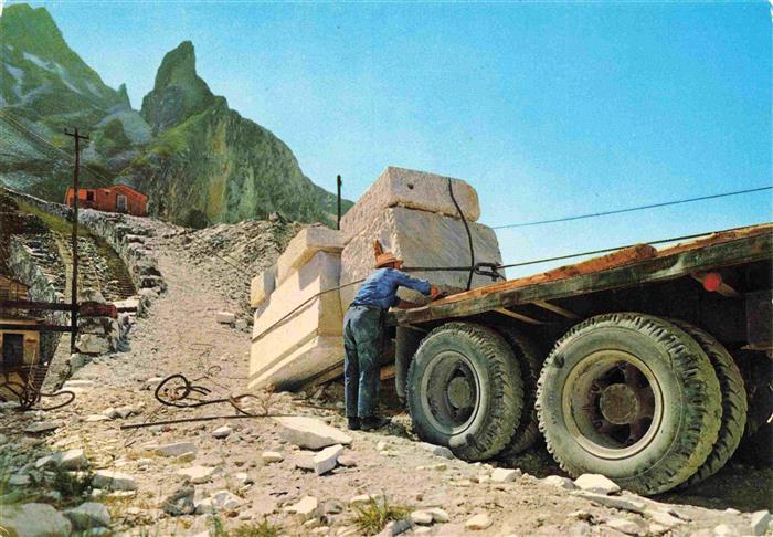 Monti Apuani Monte Apuane MAssA Liguria IT Marmorsteinbruch