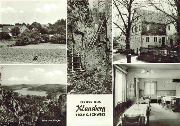 Klausberg Fraenkische Schweiz Betzenstein Bayern Gasthaus Zur Fraenkischen Schwe