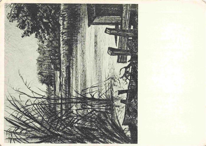 Pieperhoefen Uelzen Niedersachsen Fischteich Pieperhoefen Zeichnung Bezugsgeld Q