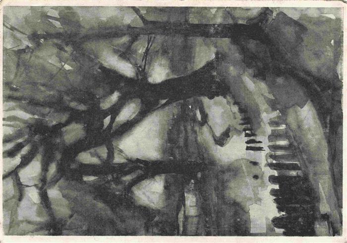 Uelzen Lueneburger Heide Hannover Hinter der Aussenmuehle Zeichnung Bezugsgeld Q