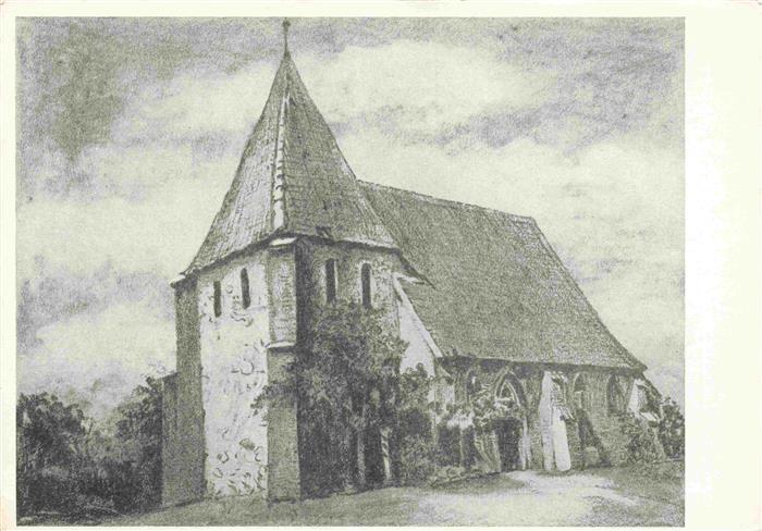 Oetzen Uelzen Niedersachsen Kapelle Zeichnung Bezugsgeld Quittung