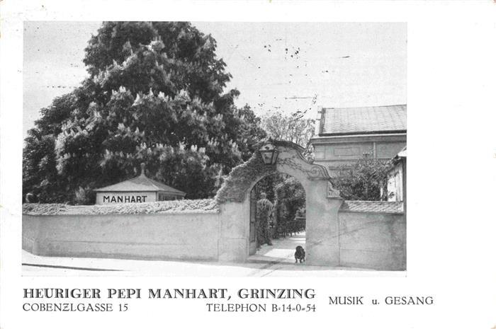 Grinzing Doebling Wien AT Heuriger Pepi Manhart