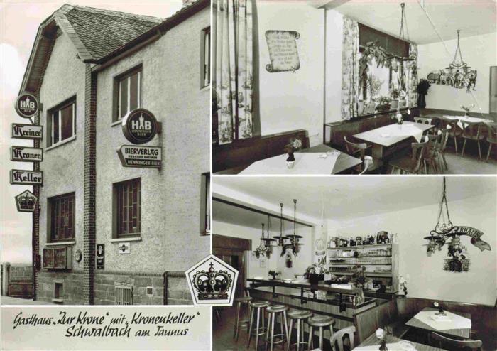 Schwalbach Bad Gasthaus Zur Krone mit Kronenkeller