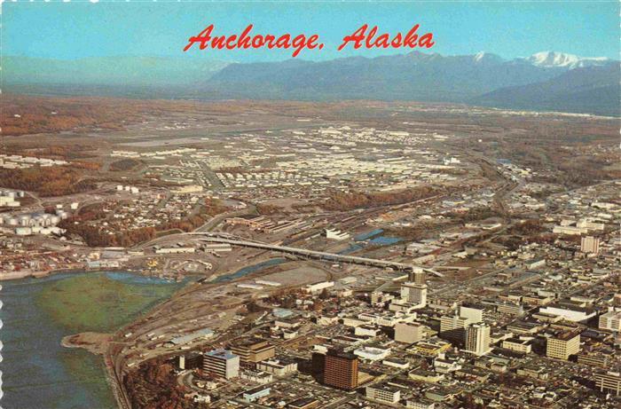 Anchorage Alaska USA Fliegeraufnahme