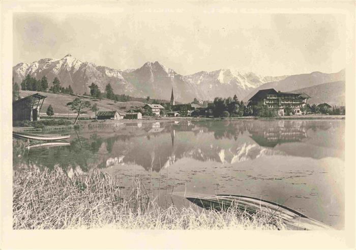 Seefeld Tirol mit Wildsee und Wetterstein