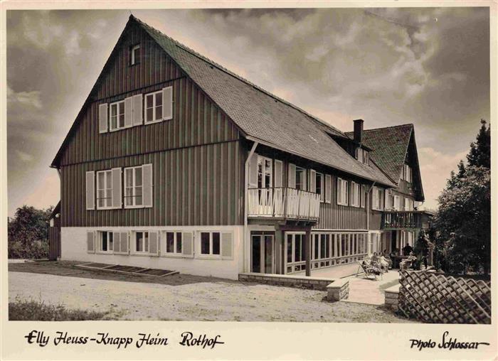 Rothof Jagstzell BW Elly Heuss Knapp Heim