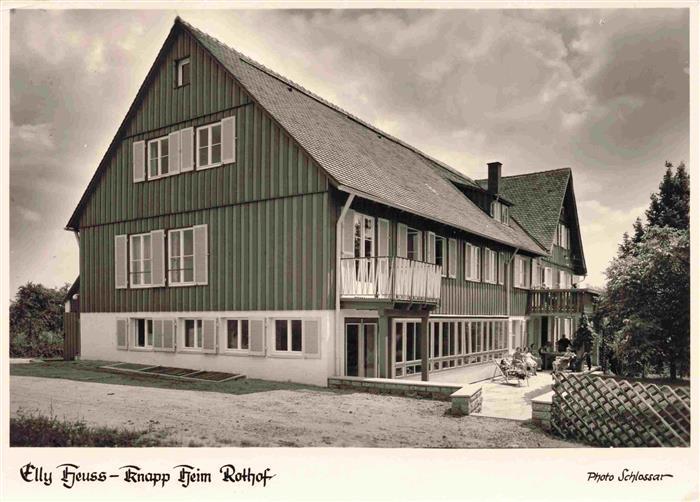 Rothof Jagstzell BW Elly Heuss Knapp Heim