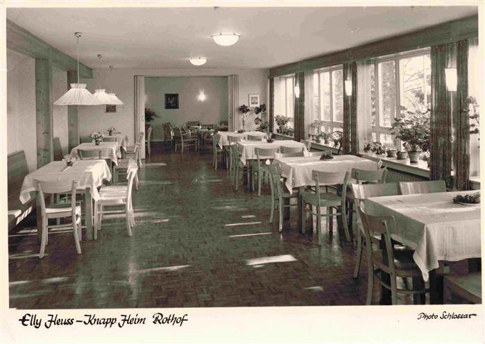 Rothof Jagstzell BW Elly Heuss Knapp Heim Gastraum