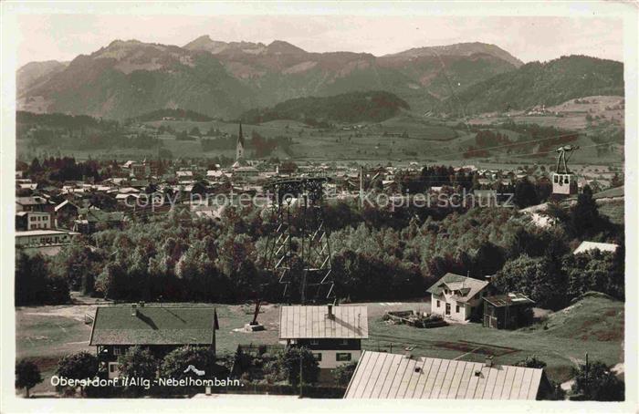 OBERSTDORF Bayern Nebelhornbahn Panorama