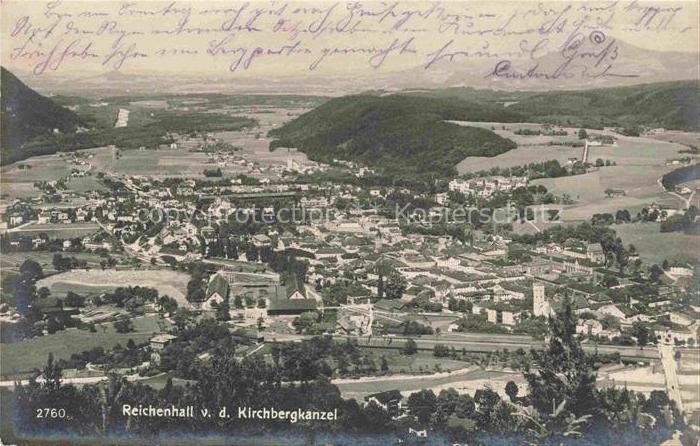 Reichenhall BAD REICHENHALL Blick von der Kirchbergkanzel