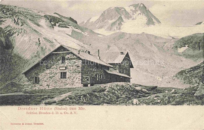 Dresdnerhuette Dresdenerhuette 2308m Stubaital Tirol AT Panorama