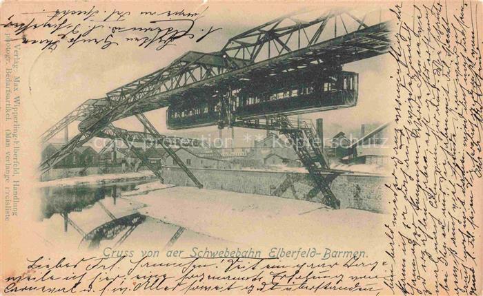 Barmen Elberfeld WUPPERTAL Schwebebahn