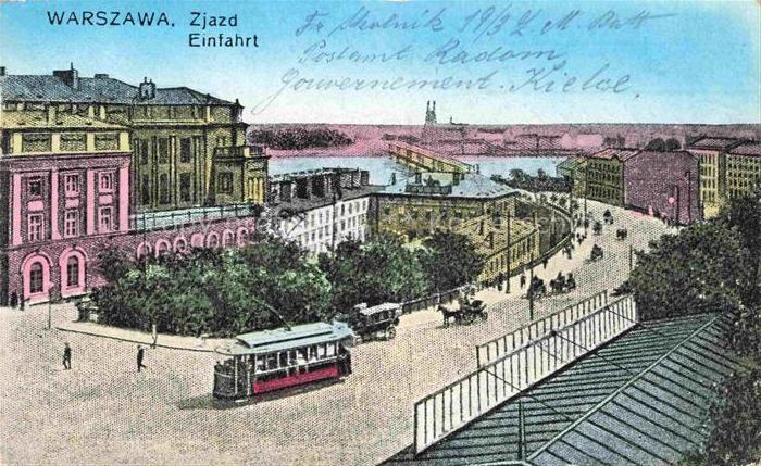 WARSZAWA Warschau PL Einfahrt