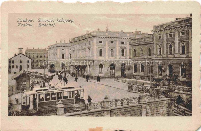 KRAKOW Krakau PL Bahnhof